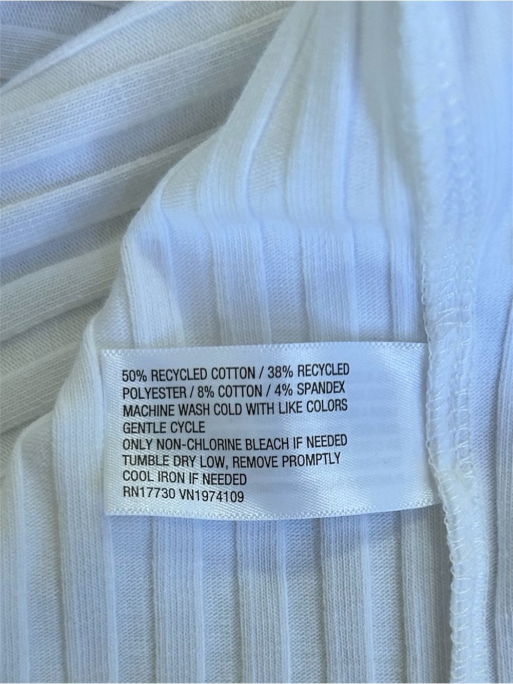 Universal Thread White Ribbed Cami Tank Top - Picture 4 of 4